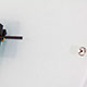 XZJPNWC158 Textured Glass Clock
