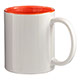 M-02 White Mug Coloured interior